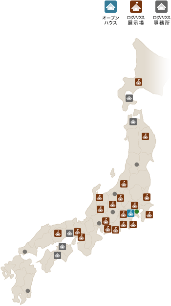 展示場・代理店案内マップ