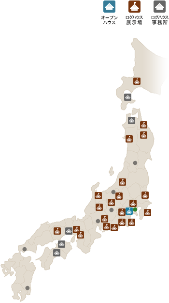 展示場・代理店案内マップ