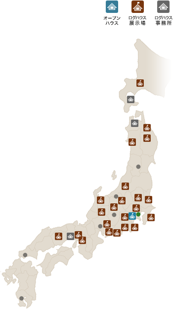展示場・代理店案内マップ