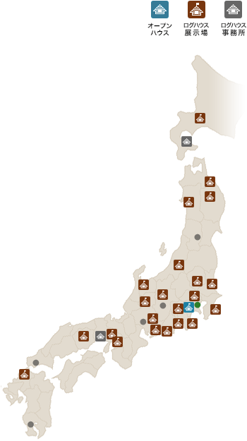 展示場・代理店案内マップ