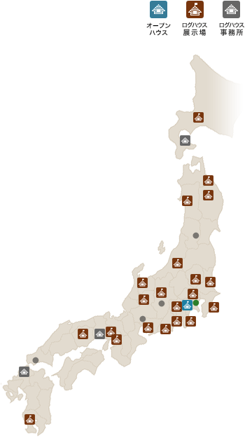 展示場・代理店案内マップ