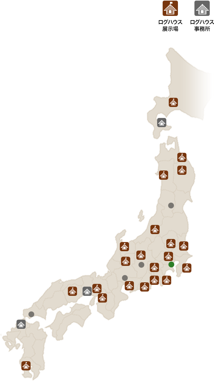 展示場・代理店案内マップ