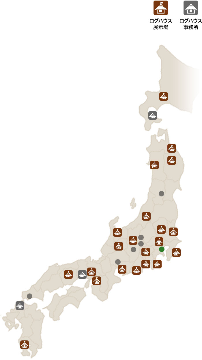 展示場・代理店案内マップ