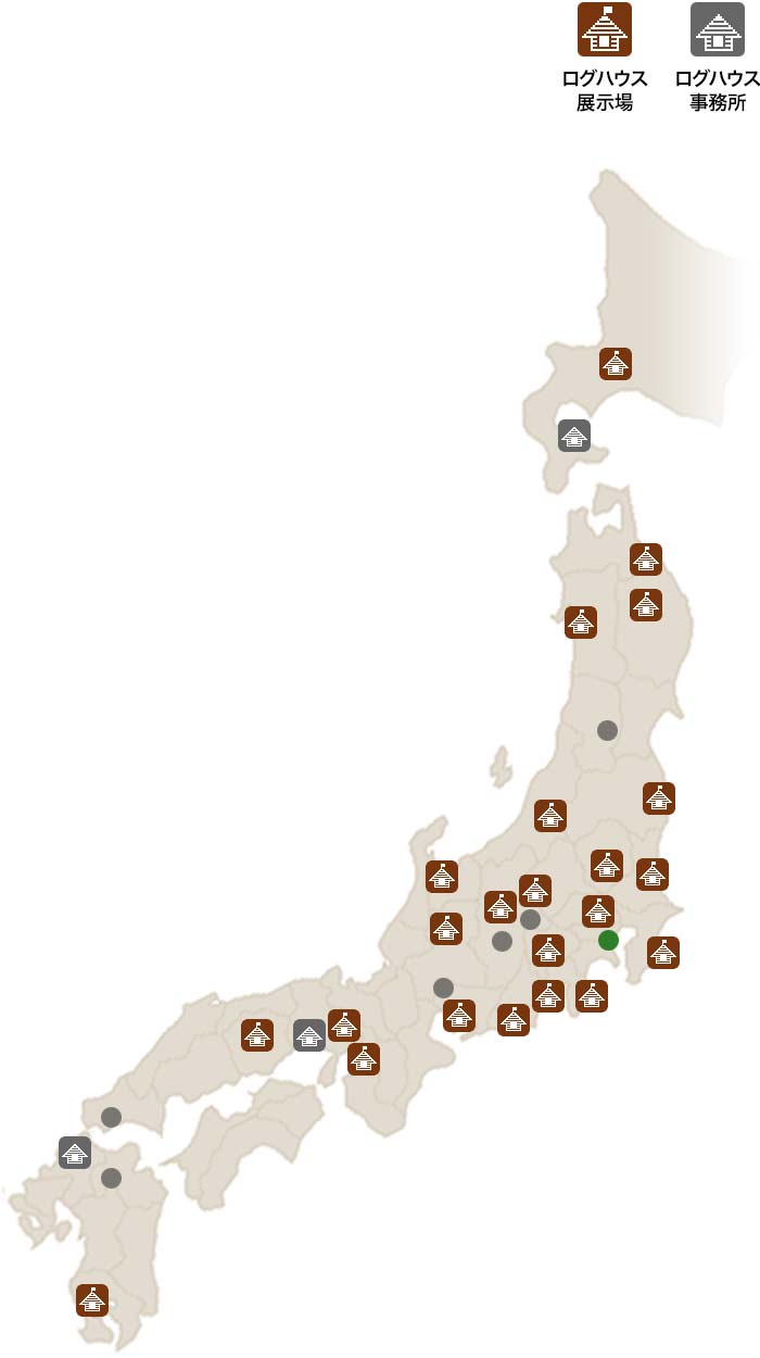 展示場・代理店案内マップ