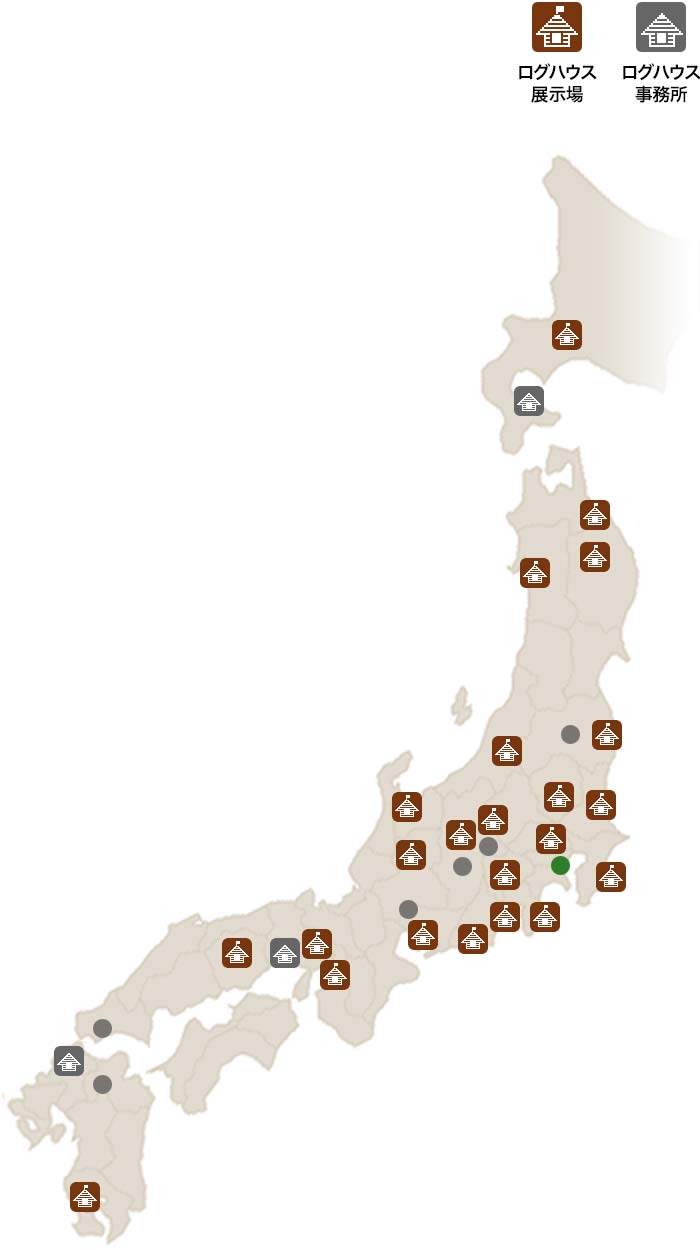 展示場・代理店案内マップ