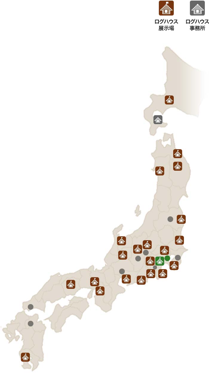 展示場・代理店案内マップ