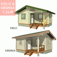 KIELO&KIRSIKKA 屋根の形が選べるモデルです