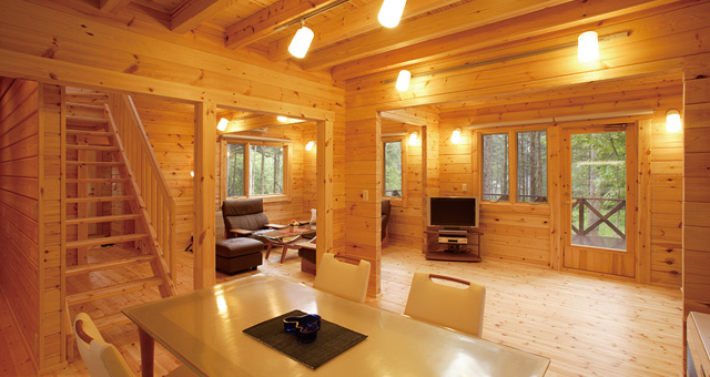 室内01 ログハウスのtalo