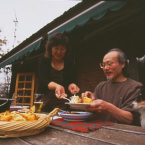 素晴らしい風景と澄んだ空気のなかでの食事は、文句なしにおいしい