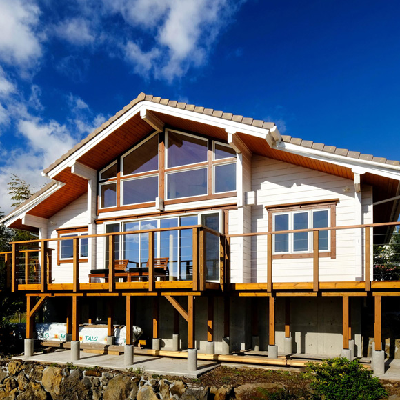 別荘 実例集 ログハウスのtalo