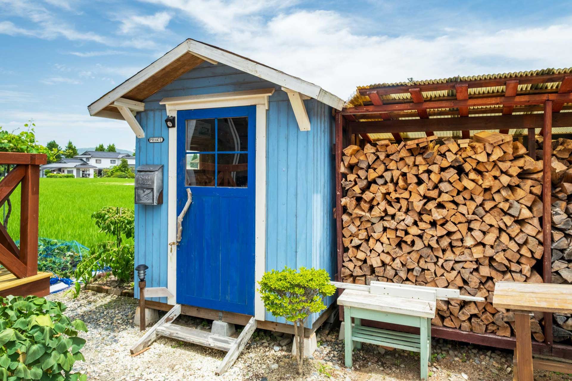 一から自作した小屋